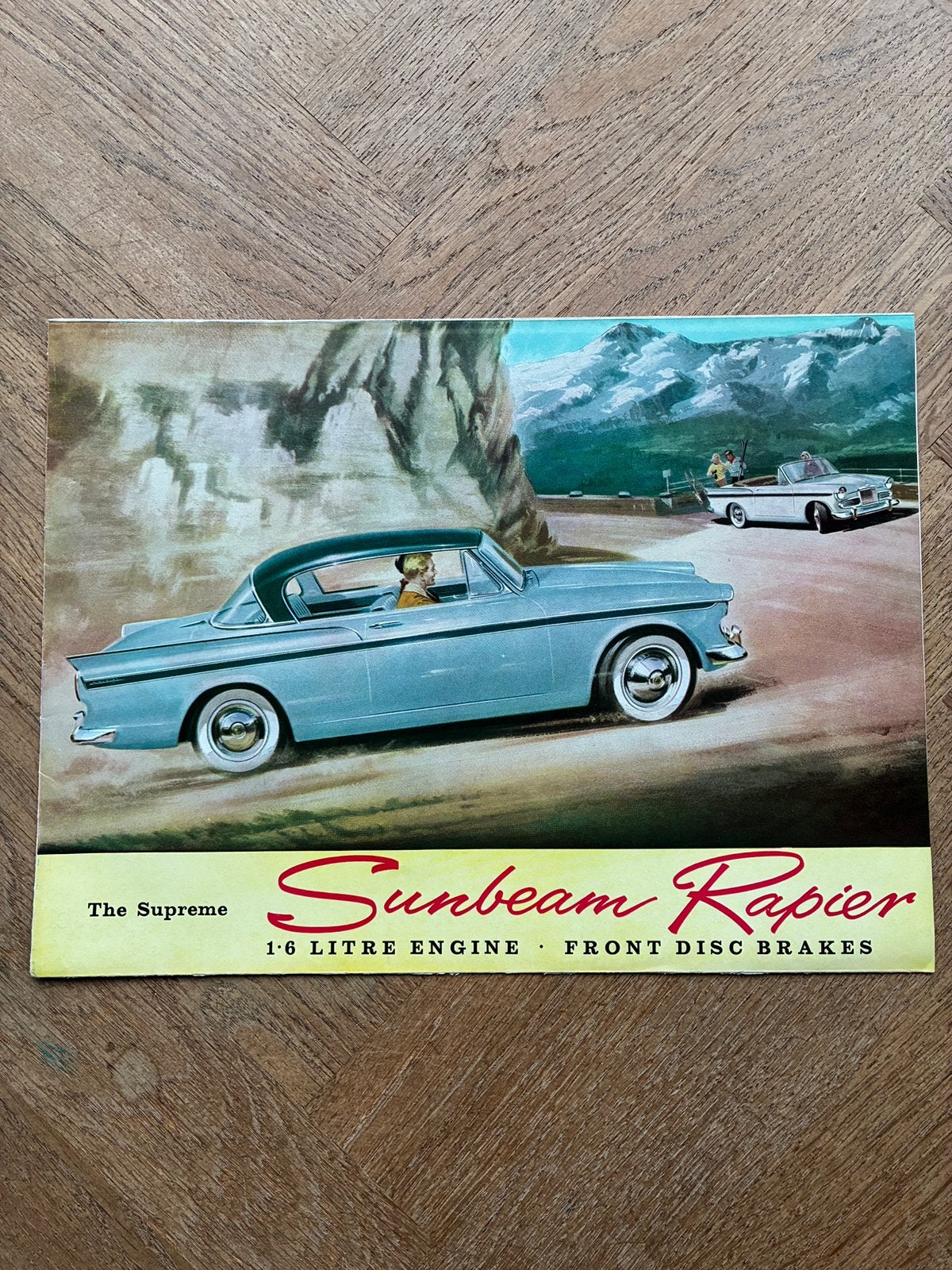 Sunbeam Rapier brochure, Verzenden, Zo goed als nieuw, Overige merken