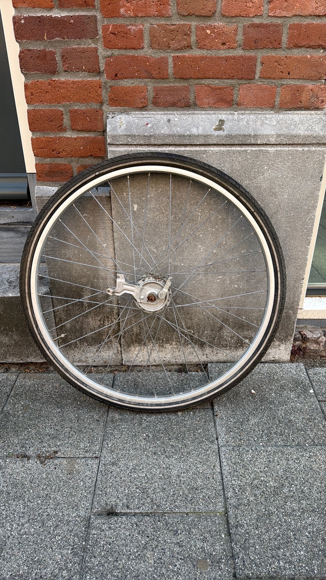 achterwiel 28 inch met trommelrem en 3 versnellingen, Gebruikt, Aluminium, Stadsfiets, Ophalen