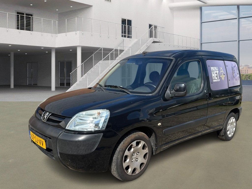 Peugeot Partner MPV 1.6-16V XT, Auto's, Gebruikt, Zwart, Origineel Nederlands, Bedrijf