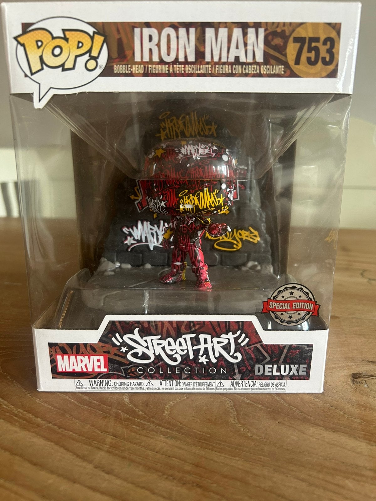 Iron man Street Art Collection Funko Pop #753, Ophalen of Verzenden, Zo goed als nieuw