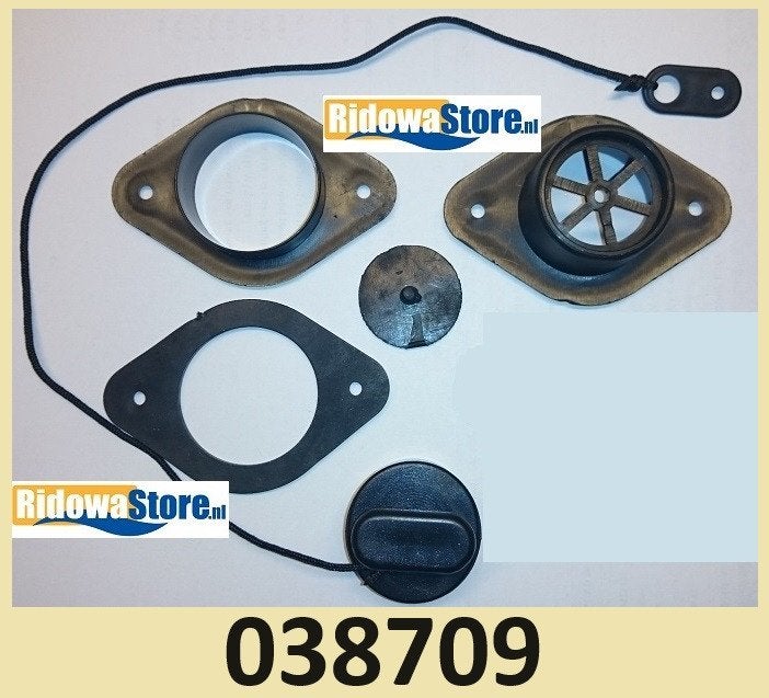 038709 Universele lensstop rubber- & polyester boten € 13,95, Watersport en Boten, Ophalen of Verzenden, Nieuw, Overige typen