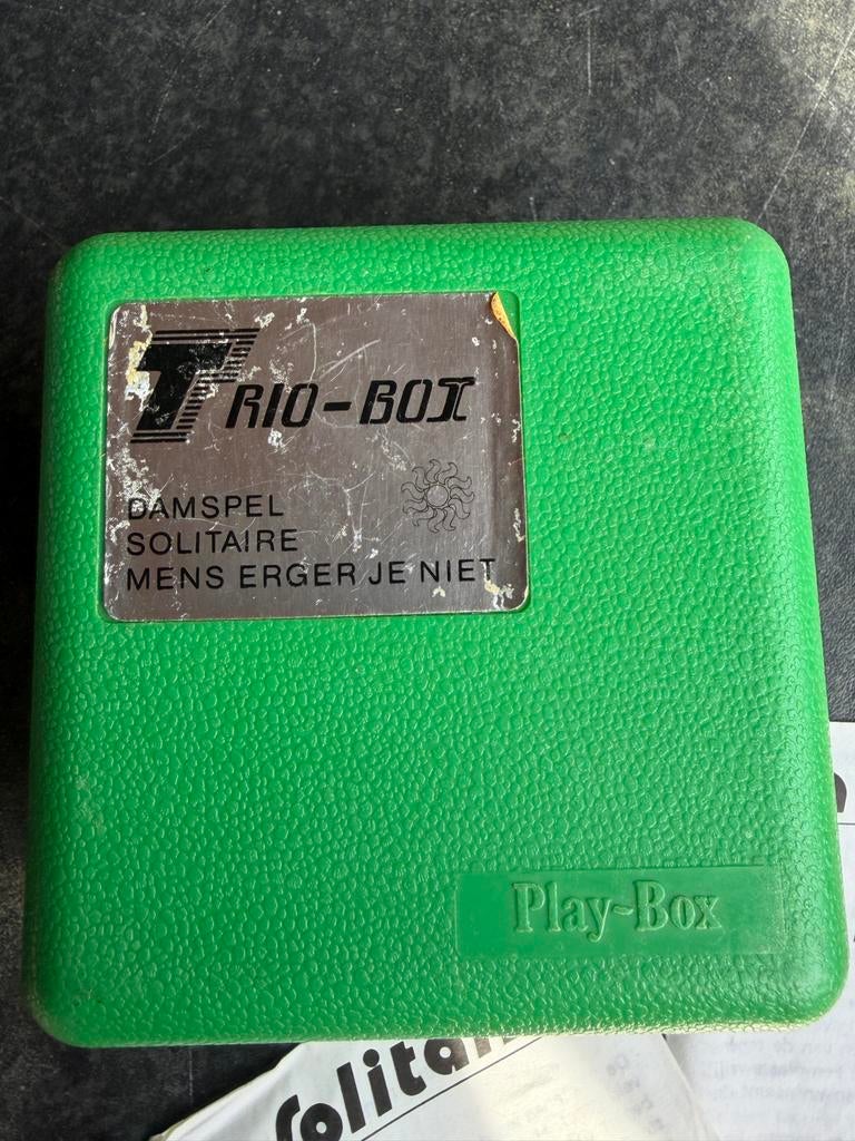 Vintage Rio-Bot Play-Box Spelletjes uit de jaren '70, Ophalen of Verzenden, Gebruikt