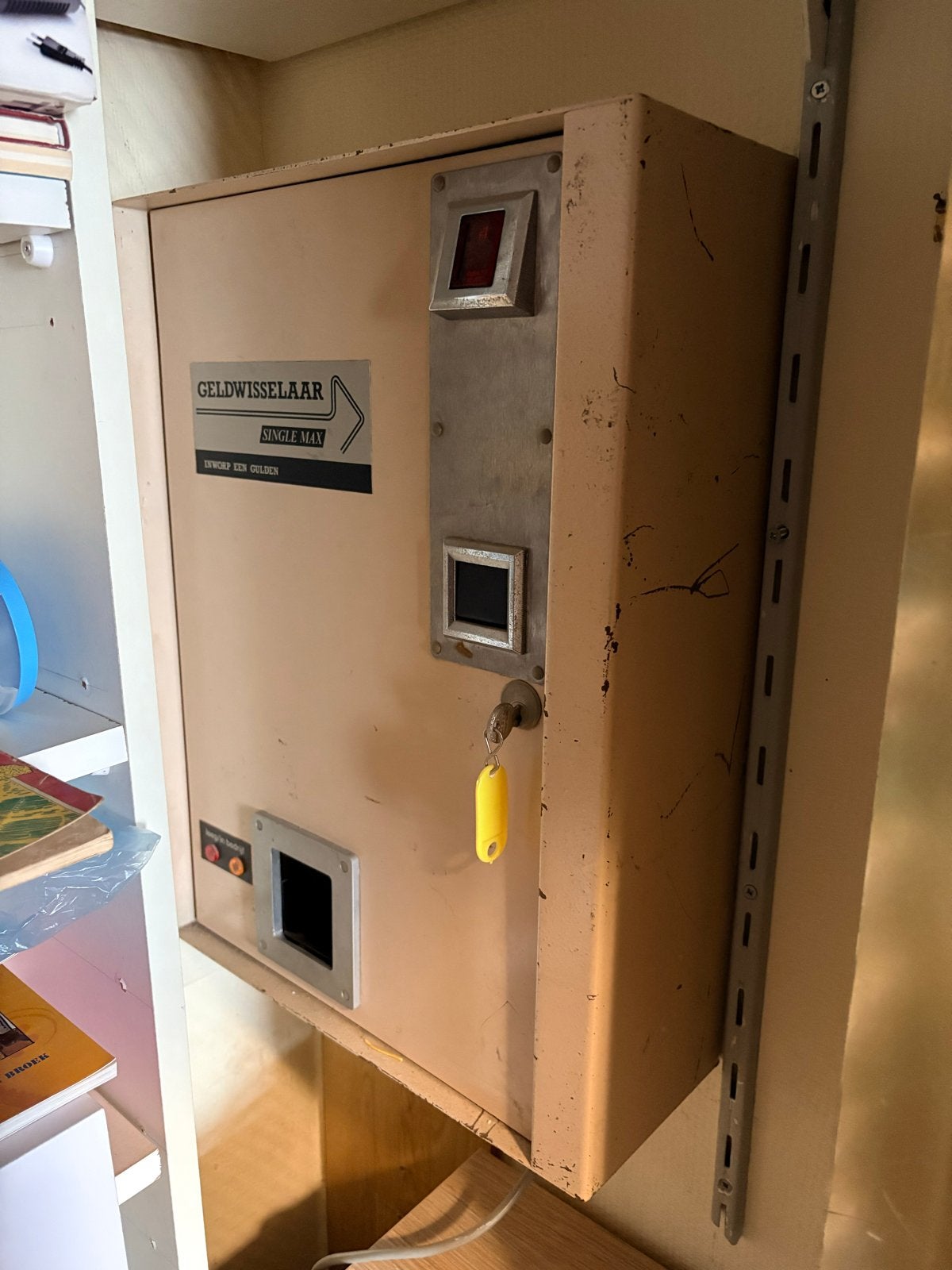 Vintage Geldwisselaar 'Single Max- Uniek Verzamelobject, Verzamelen, Automaten | Overige, Gebruikt, Ophalen