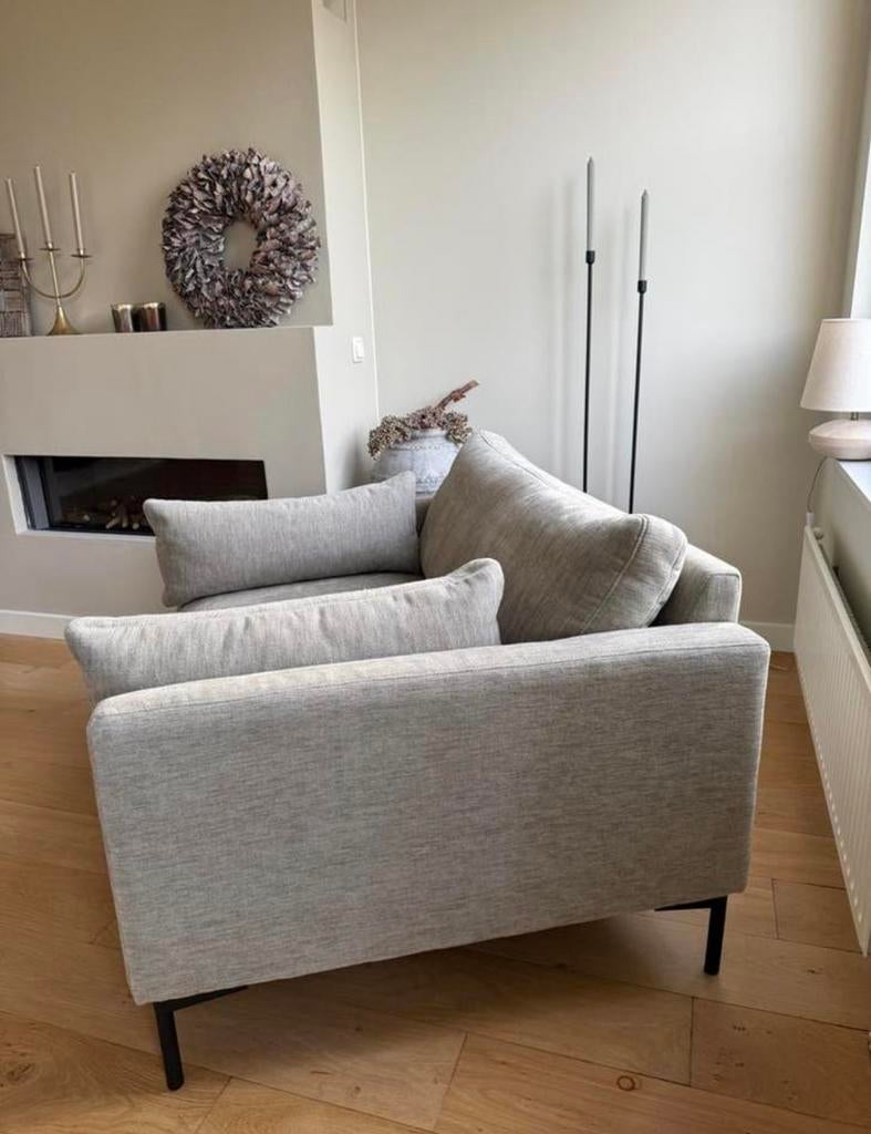 Zuiver fauteuil, Ophalen, Zo goed als nieuw, Tweepersoons, Minder dan 150 cm