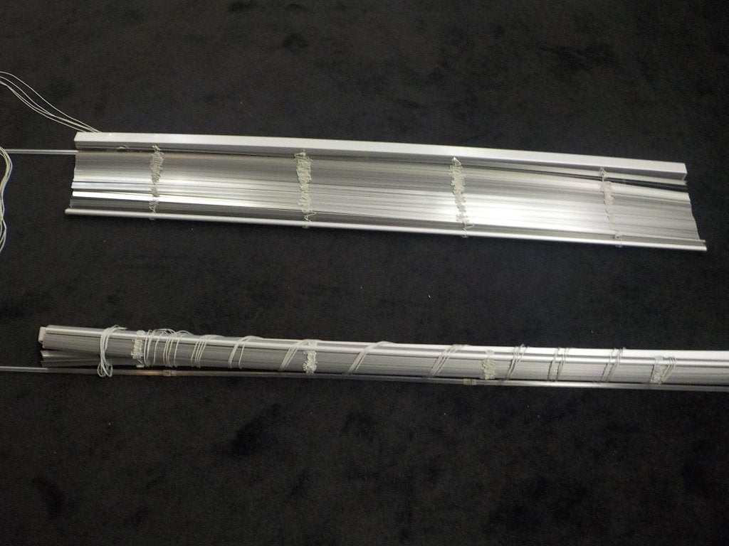 2x GAMMA Aluminium Jaloezie Grijs 100x180 cm | 25 mm |zgan, Ophalen, Jaloezie, Overige merken, 180 cm