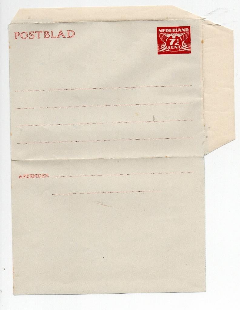 NEDERLAND. Postblad. nr. 23 ** (Cat. Geuzendam), Postzegels en Munten, Verzenden, Overige typen
