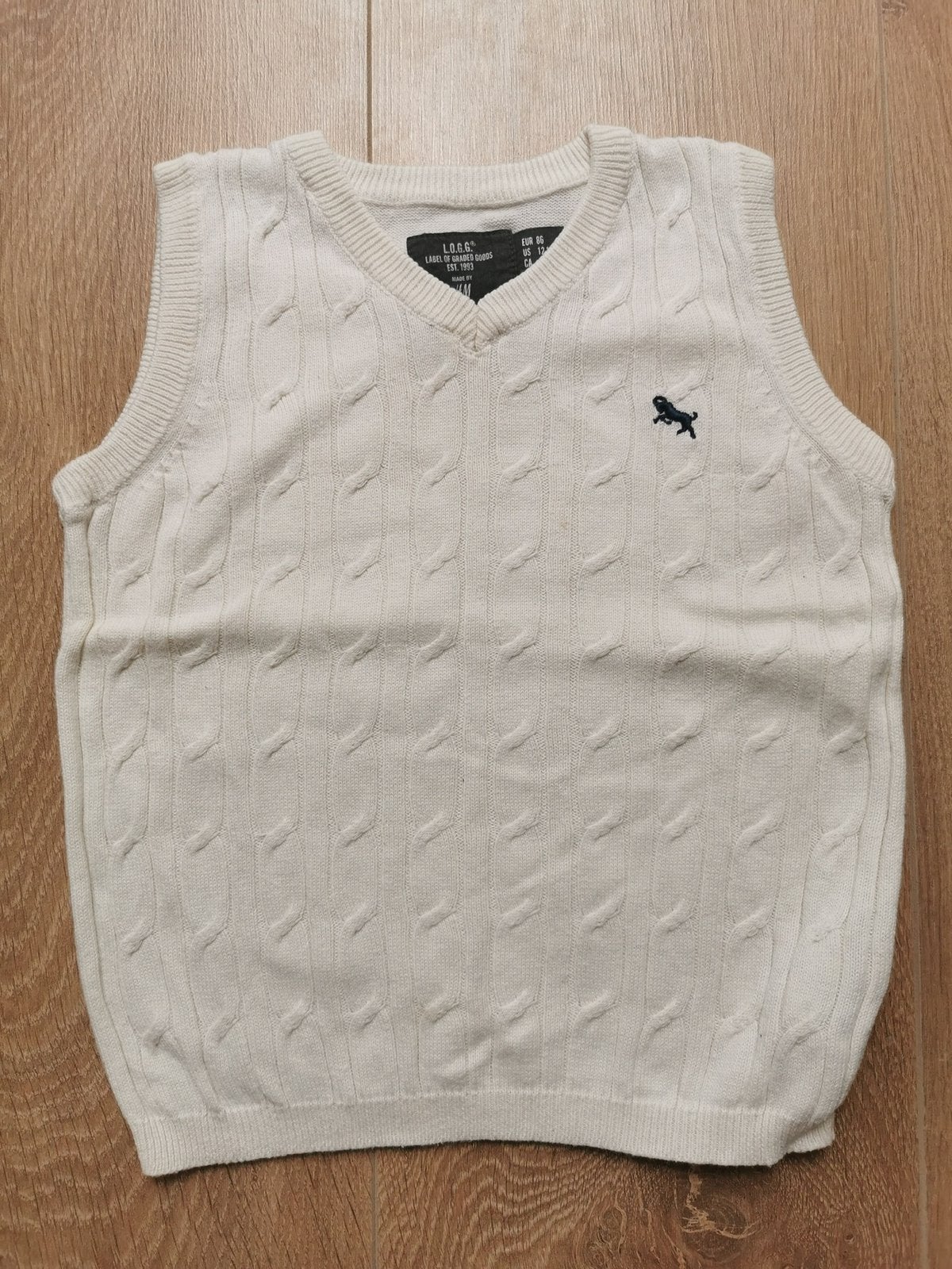 H&M L.O.G.G. spencer trui maat 86, Ophalen of Verzenden, Zo goed als nieuw, Jongetje, Truitje of Vestje