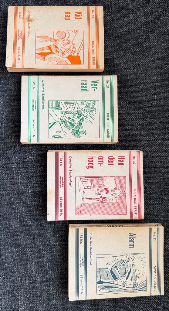 Dick Bos, Boeken, Stripboeken, Alfred Mazure, Ophalen of Verzenden, Zo goed als nieuw, Meerdere stripboeken