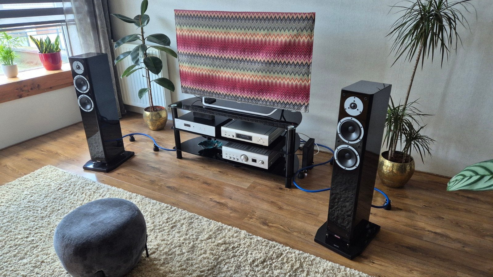 Dynaudio Excite X32 Vloerstaande Luidsprekers Zwart, Zo goed als nieuw, 120 watt of meer, Front, Rear of Stereo speakers, Ophalen