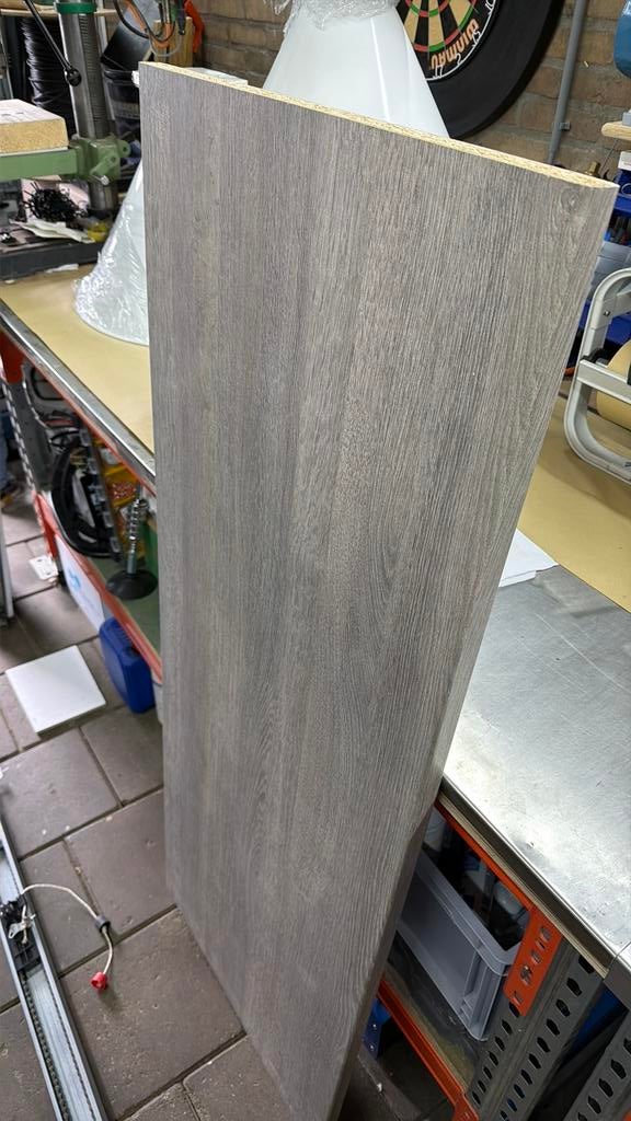 Keukenblad 155x60x28, Huis en Inrichting, Keuken | Keukenelementen, Nieuw, Grijs, 150 tot 200 cm, 50 tot 75 cm