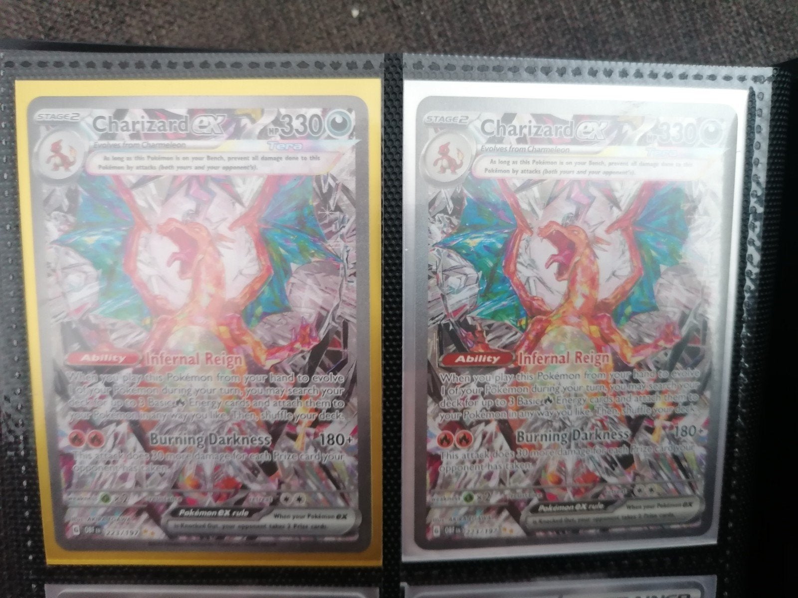 charizard EX, Ophalen of Verzenden, Zo goed als nieuw