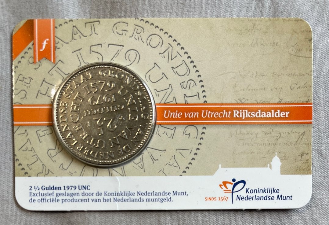 2½ Gulden 1979 UNC Unie van Utrecht Rijksdaalder, Postzegels en Munten, Munten | Nederland, Ophalen of Verzenden, Koningin Juliana