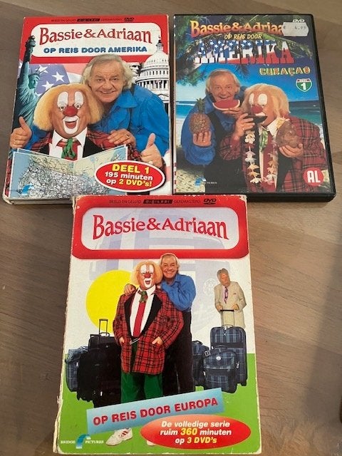 Bassie & Adriaan DVD div. titels, Cd's en Dvd's, Alle leeftijden, Ophalen of Verzenden, Zo goed als nieuw, Nederlands