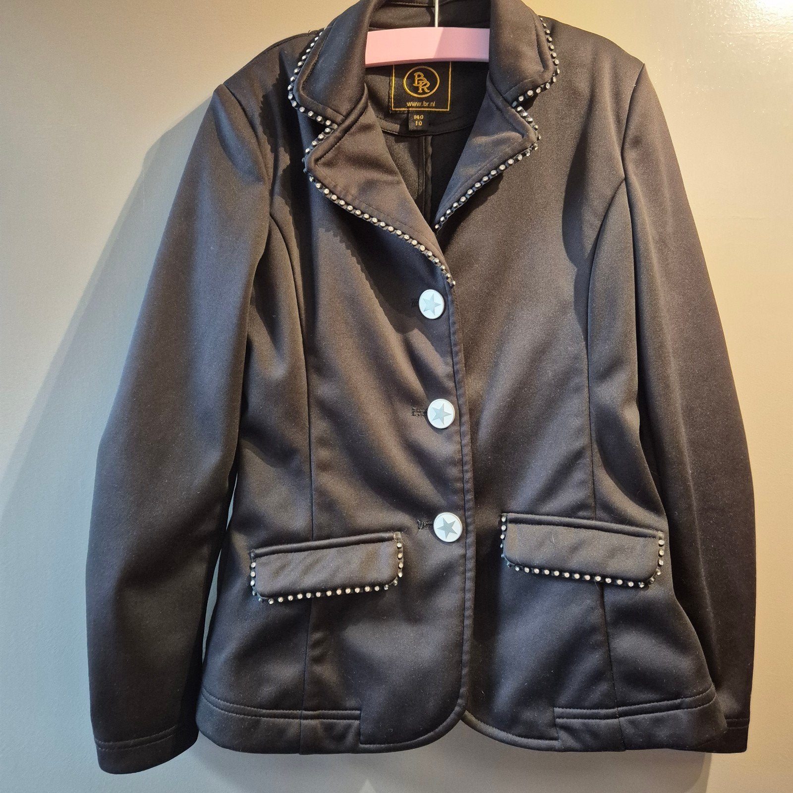 BR Dressuur jas / paard rij jas maat 140 (10), Ophalen of Verzenden, Zo goed als nieuw, Dressuur, Bovenkleding