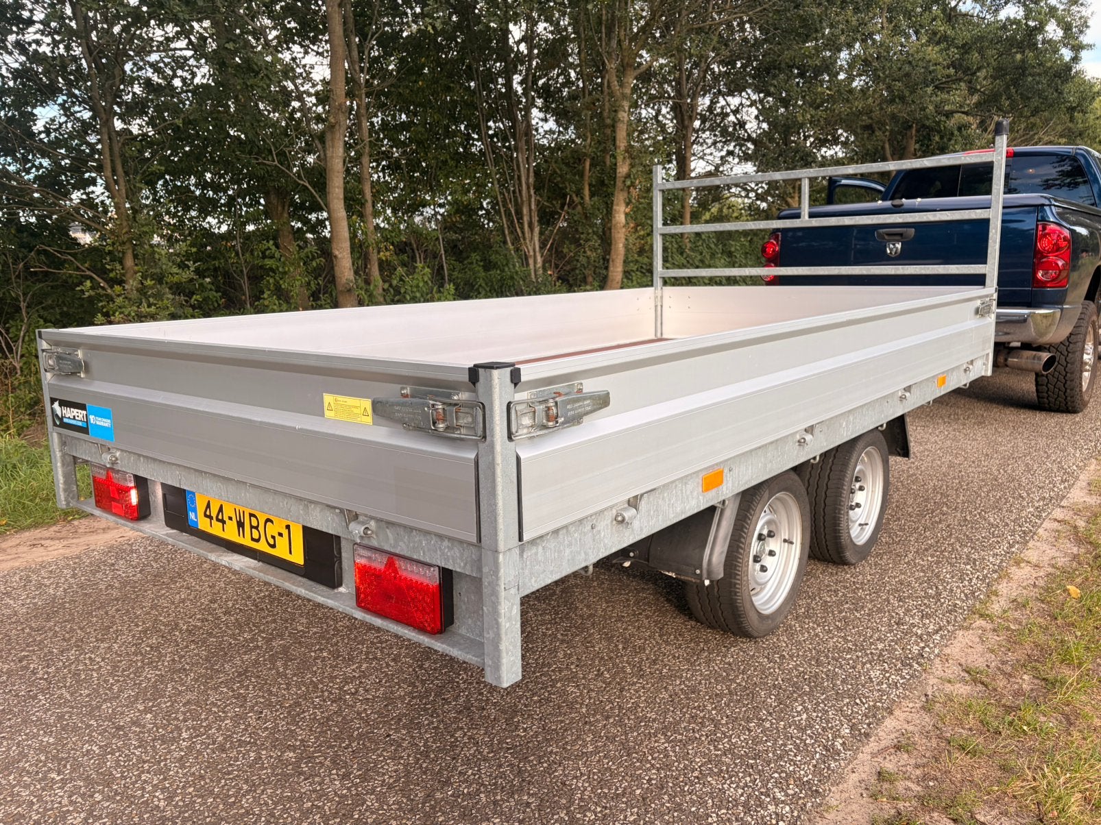Hapert Azure Plateauwagen 2700KG 335x185 ZGAN, Ophalen, Zo goed als nieuw
