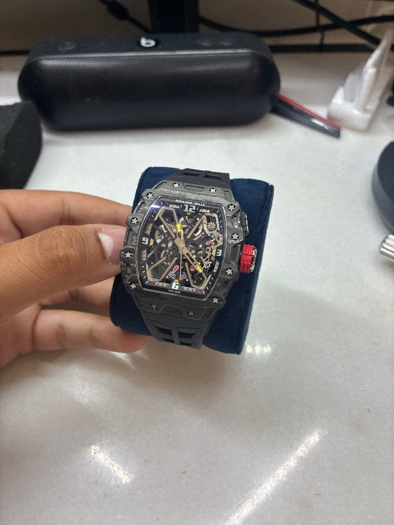 Richard mille 35-03 zwart rood, Ophalen of Verzenden, Nieuw, Zwart, Android