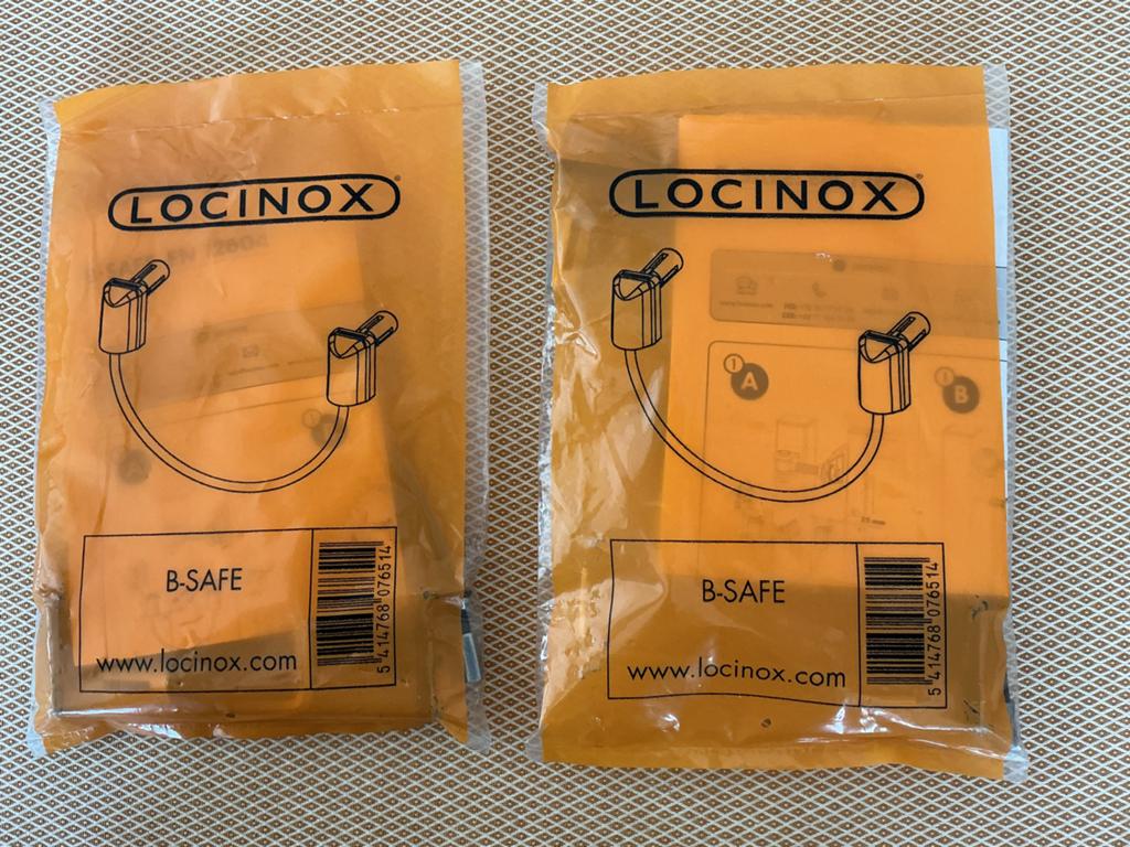 Locinox B-SAFE poortslot beveiliging (2 stuks), Ophalen of Verzenden, Nieuw, Overige materialen, Slot