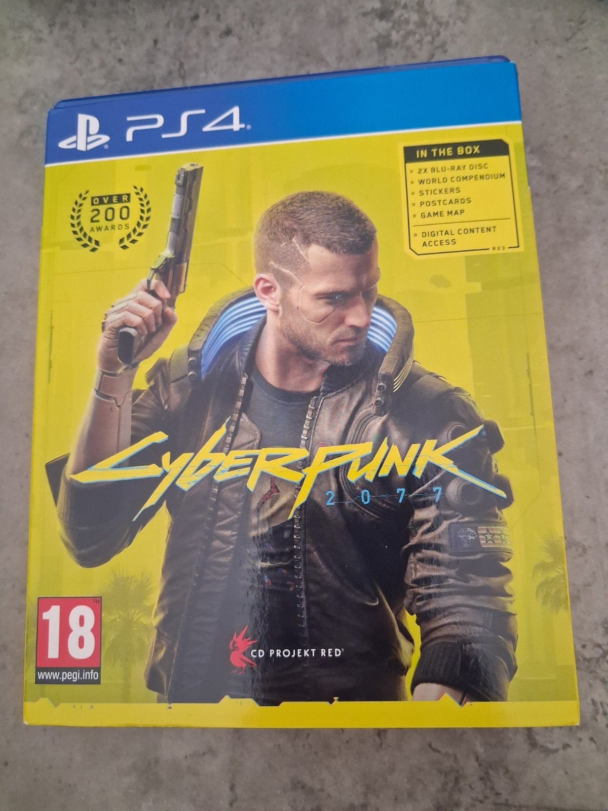 Cyberpunk 2077 PS4 - Inclusief extra's, Vanaf 18 jaar, 1 speler, Ophalen of Verzenden, Zo goed als nieuw