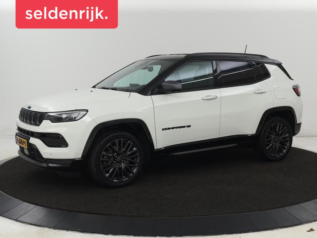 Jeep Compass 4xe 240 Plug-in Hybrid 80th Anniversary | SOH 8, Auto's, Jeep, Automaat, 4 cilinders, Leder en Stof, Wit