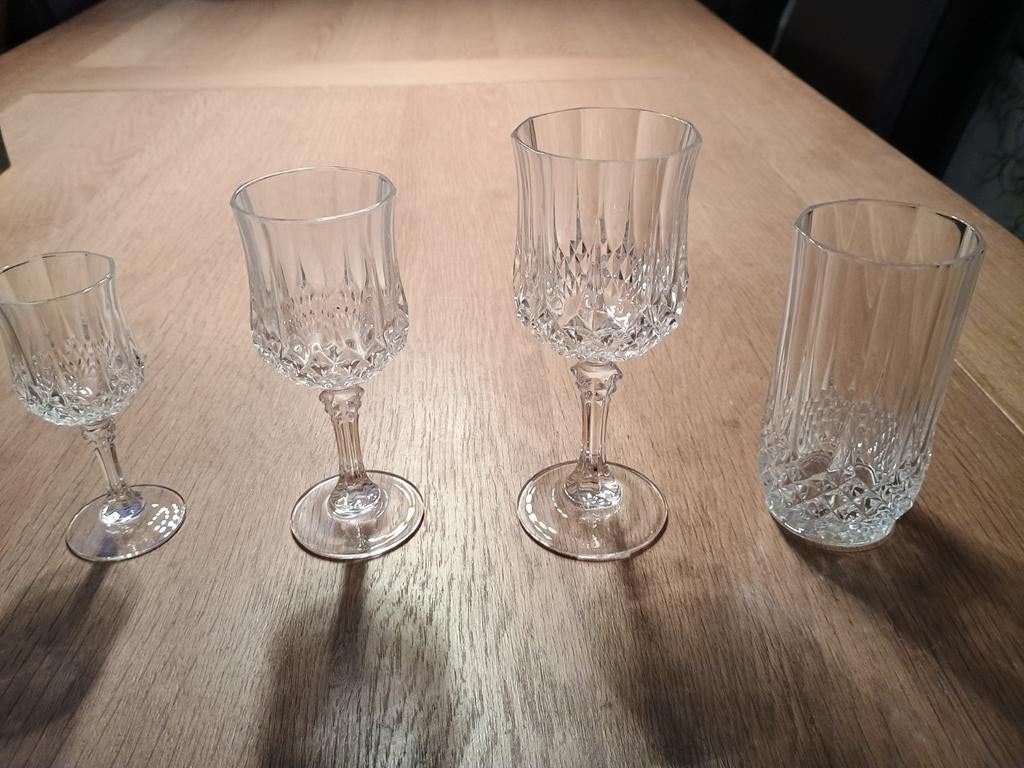 Mooi 24-delig kristallen glasservies, Ophalen