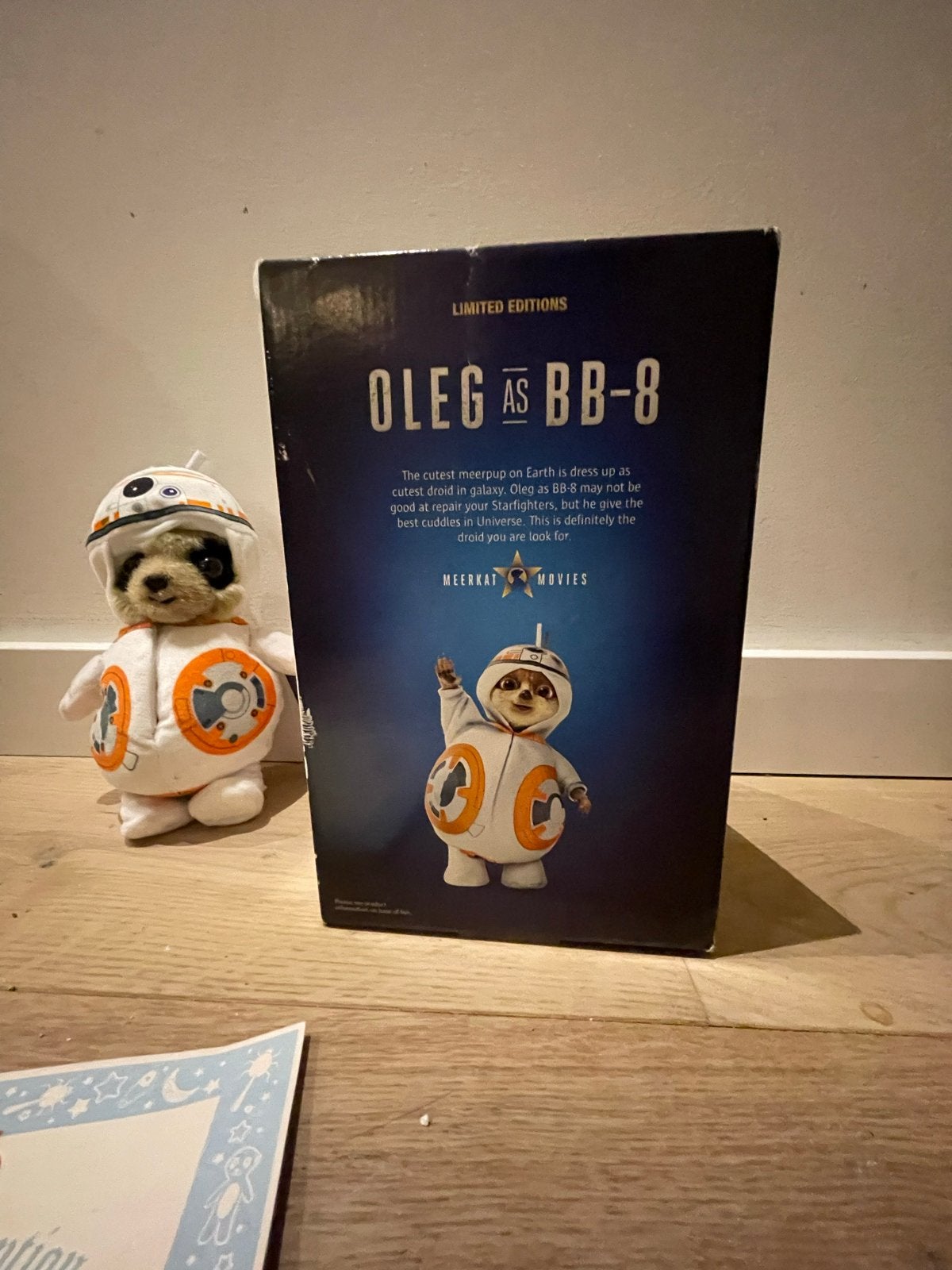 Oleg als BB-8 Limited Edition Meerkat Movies Knuffel, Verzamelen, Ophalen of Verzenden, Zo goed als nieuw