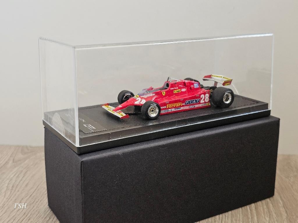 Ferrari 126 CX, Didier Pironi # 28, GP Replicas. PRACHTMODEL, Hobby en Vrije tijd, Ophalen of Verzenden, Zo goed als nieuw, Auto