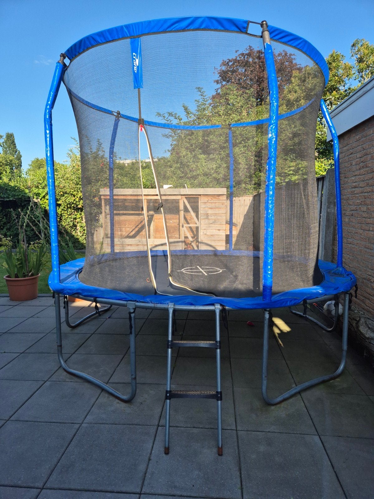 Trampoline 3 meter met veiligheidsnet, 2 jaar oud, Kinderen en Baby's, Speelgoed | Buiten | Trampolines, Ophalen