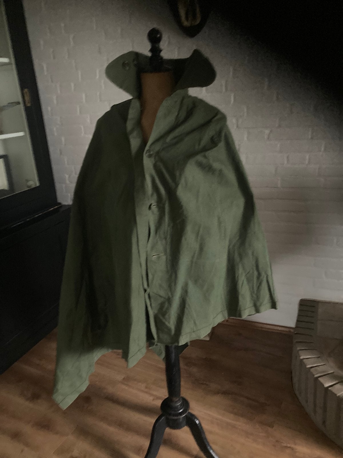 Poncho militair vintage, Verzamelen, Militaria | Algemeen, Ophalen of Verzenden, Landmacht, Nederland