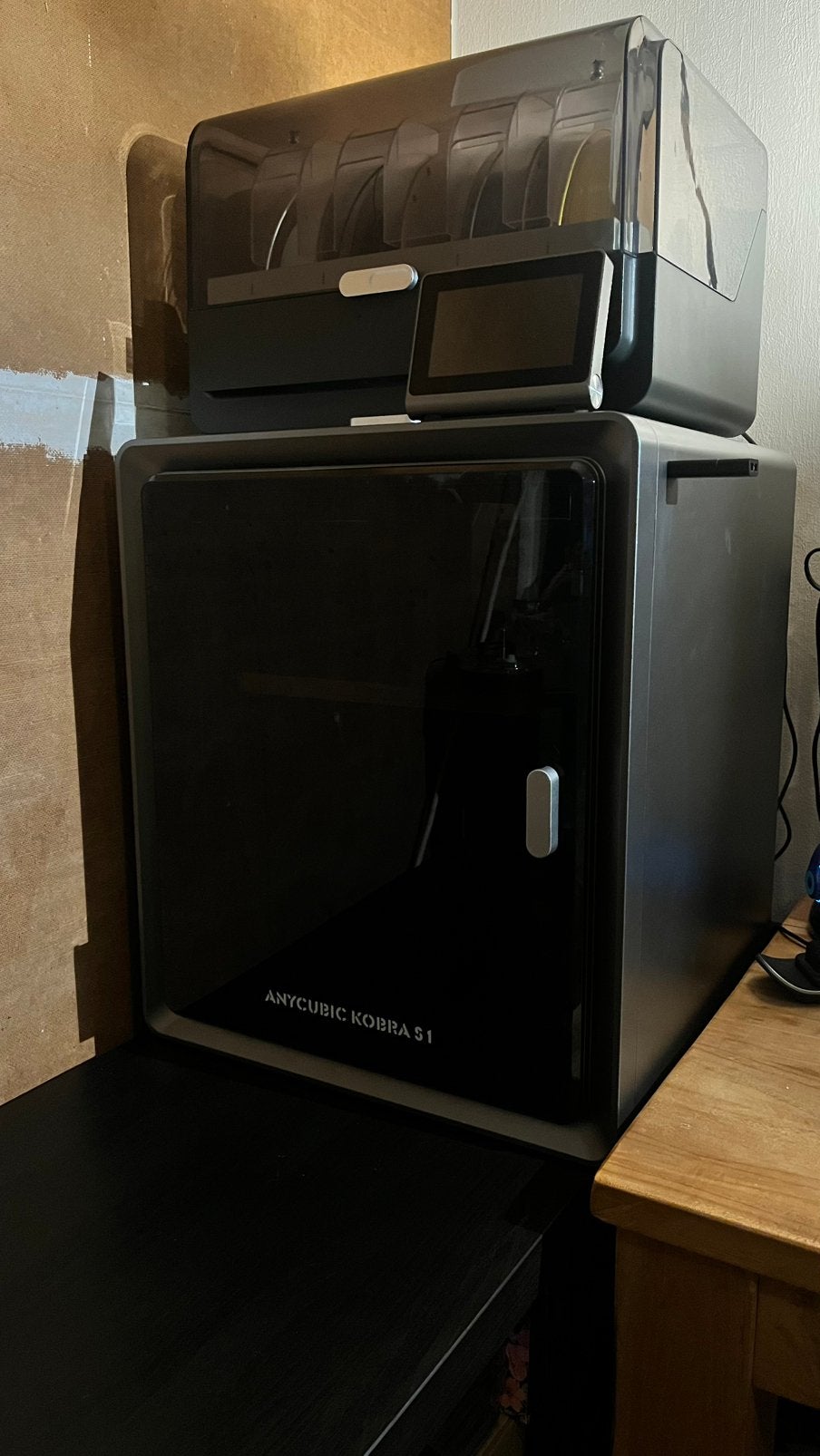 Anycubic Kobra S1, Computers en Software, 3D Printers, Ophalen, Ingebouwde Wi-Fi, Zo goed als nieuw, Filament