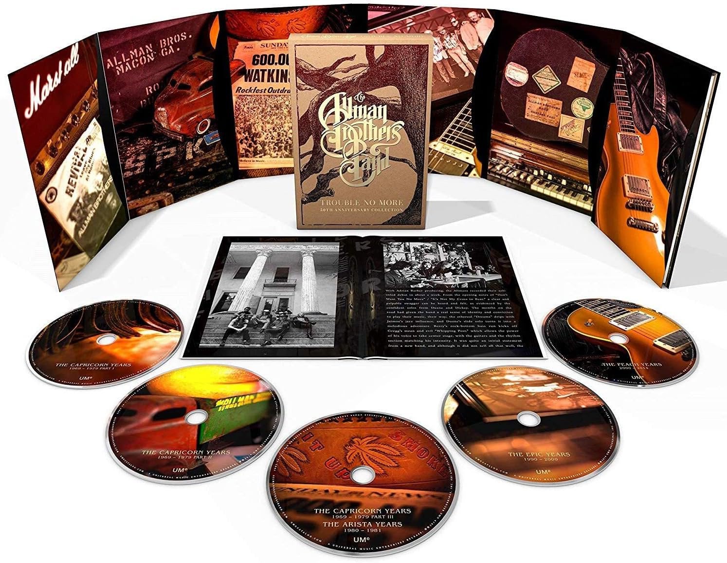 Allman Bros. Band- Trouble no more (5 cd box zgan), Ophalen of Verzenden, Zo goed als nieuw, Poprock