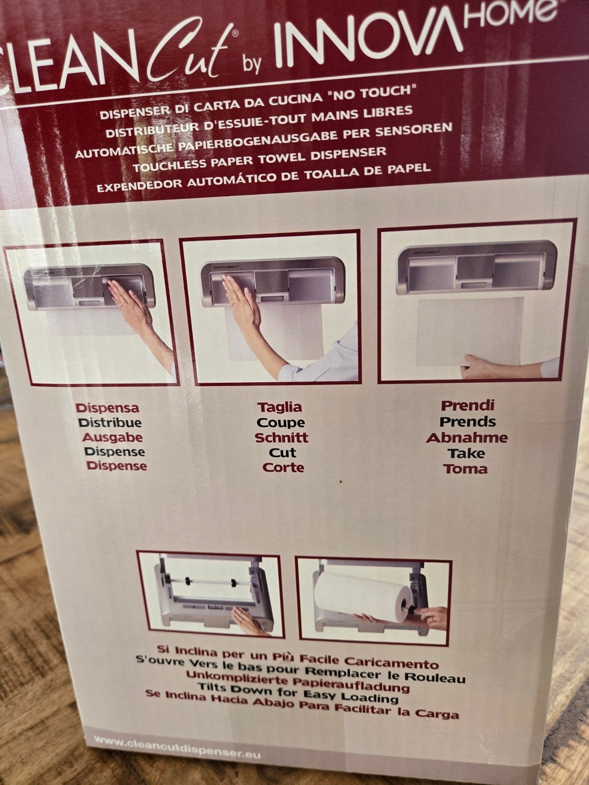 Innova Home Clean Cut Touchless Papieren Handdoek Dispenser, Overige typen, Kunststof, Nieuw, Ophalen of Verzenden