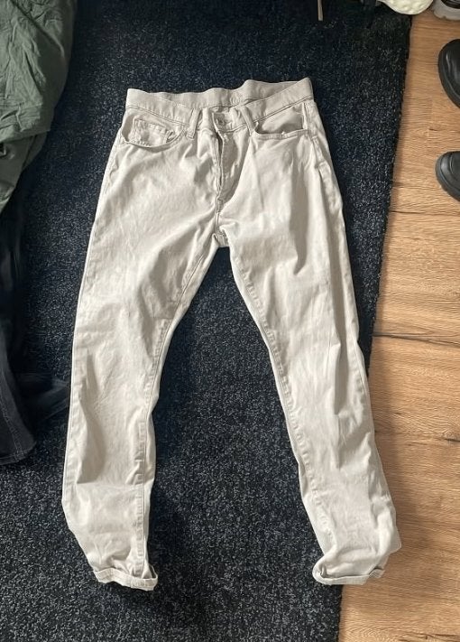 Uniqlo Ultra Stretch Skinny Fit Color Jeans – Lichtgrijs, Kleding | Heren, Ophalen of Verzenden, Zo goed als nieuw, Grijs, W32 (confectie 46) of kleiner