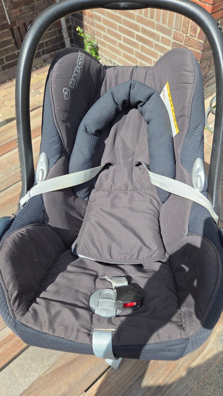 Maxi Cosi autostoel incl. verkleiner en zonnescherm, Kinderen en Baby's, Ophalen, Gebruikt, Zijbescherming, Isofix