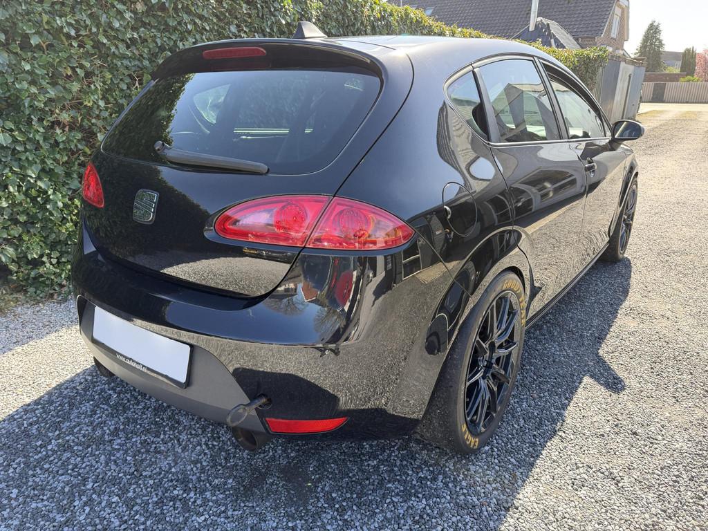 SEAT Leon 2.0 TFSI FR | Raceauto / Trackday | FIA Rolkooi |, Auto's, Stof, Gebruikt, Zwart, Zwart
