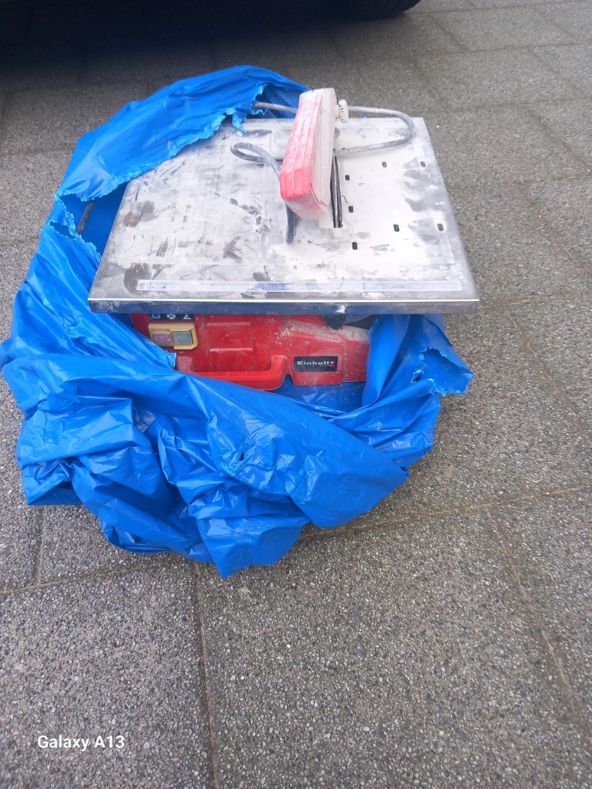 Einhell Cirkelzaagblad voor Tegelzaagmachine, Ophalen of Verzenden, Gebruikt, Cirkelzaag, Einhell