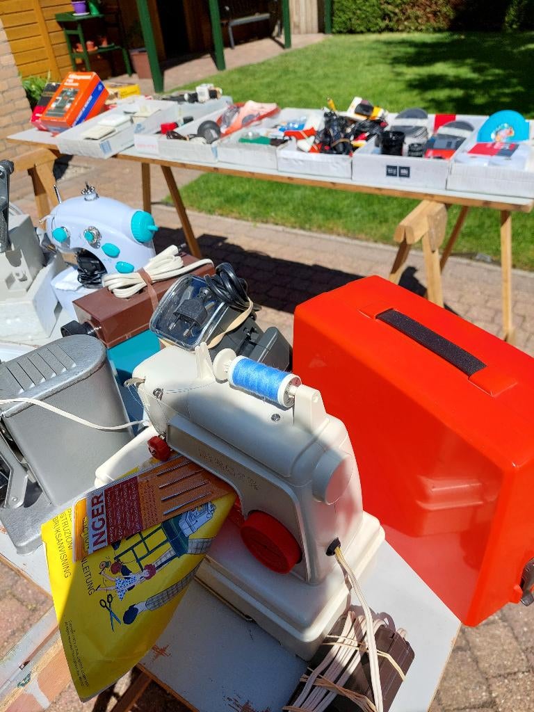 kindernaaimachine, Ophalen, Zo goed als nieuw