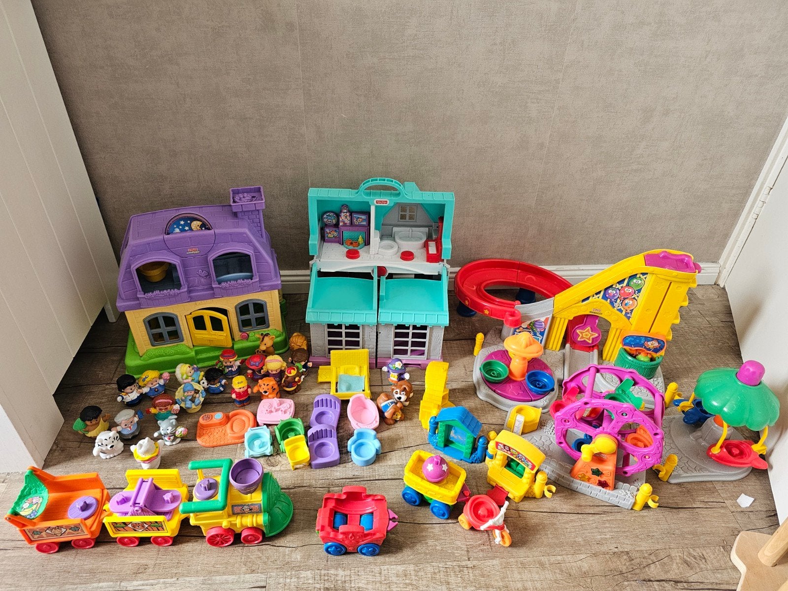 Grote Fisher-Price Little People Speelgoed Collectie, Kinderen en Baby's, Speelgoed | Fisher-Price, Ophalen, Gebruikt, Speelset