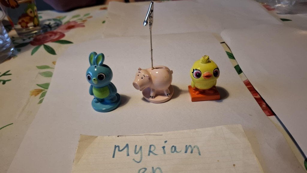 Disney Toy Story fotoclips figuren, Ophalen of Verzenden, Overige figuren, Zo goed als nieuw, Beeldje of Figuurtje