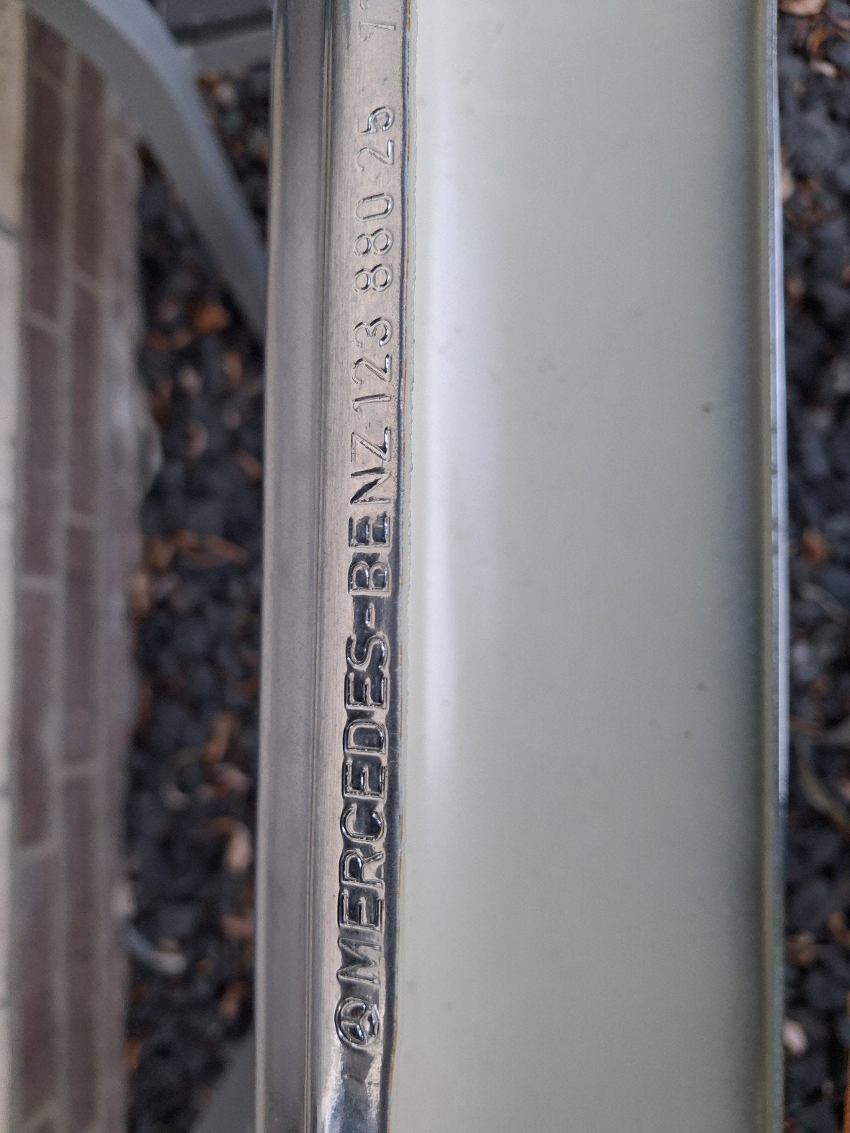 Mercedes-Benz W123 Bumper (Achter  nos  nieuw), Gebruikt, Mercedes-Benz, Ophalen of Verzenden, Achter