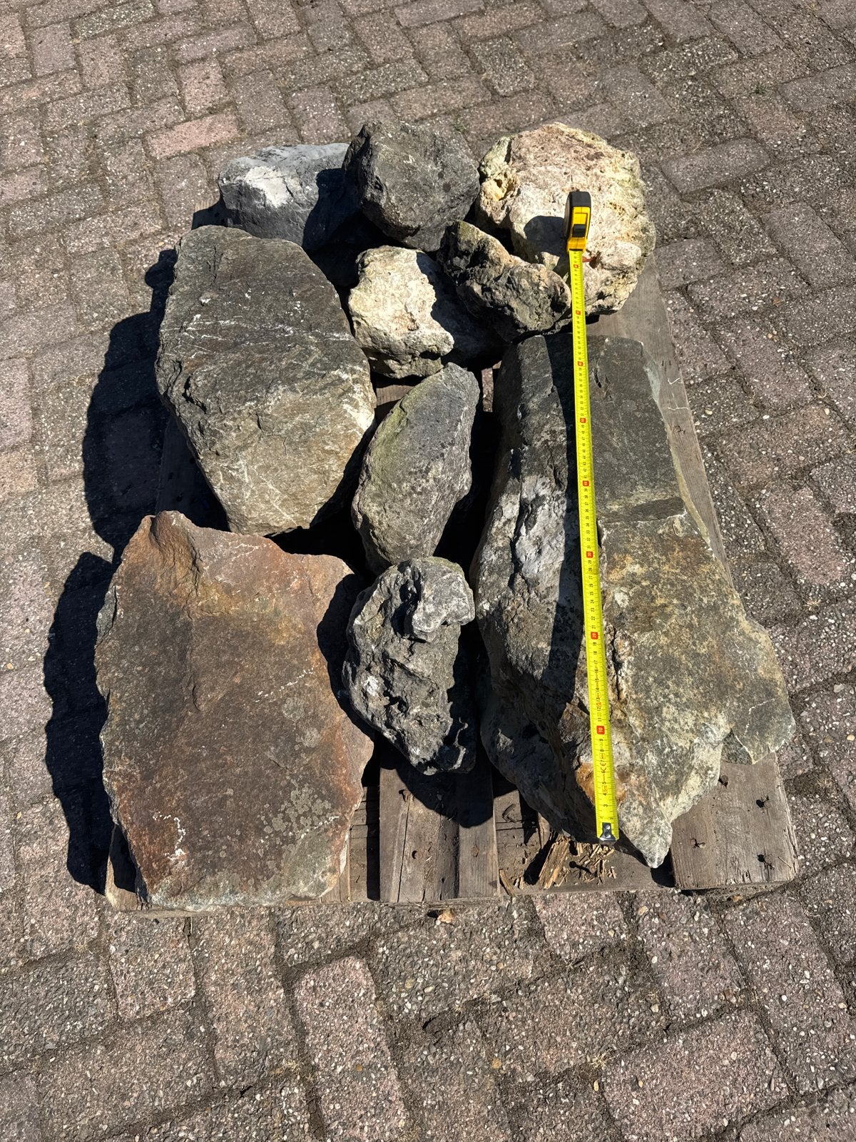 Grote natuurstenen rotsen voor tuin of decoratie, Ophalen, Overige materialen, Gebruikt, Kei