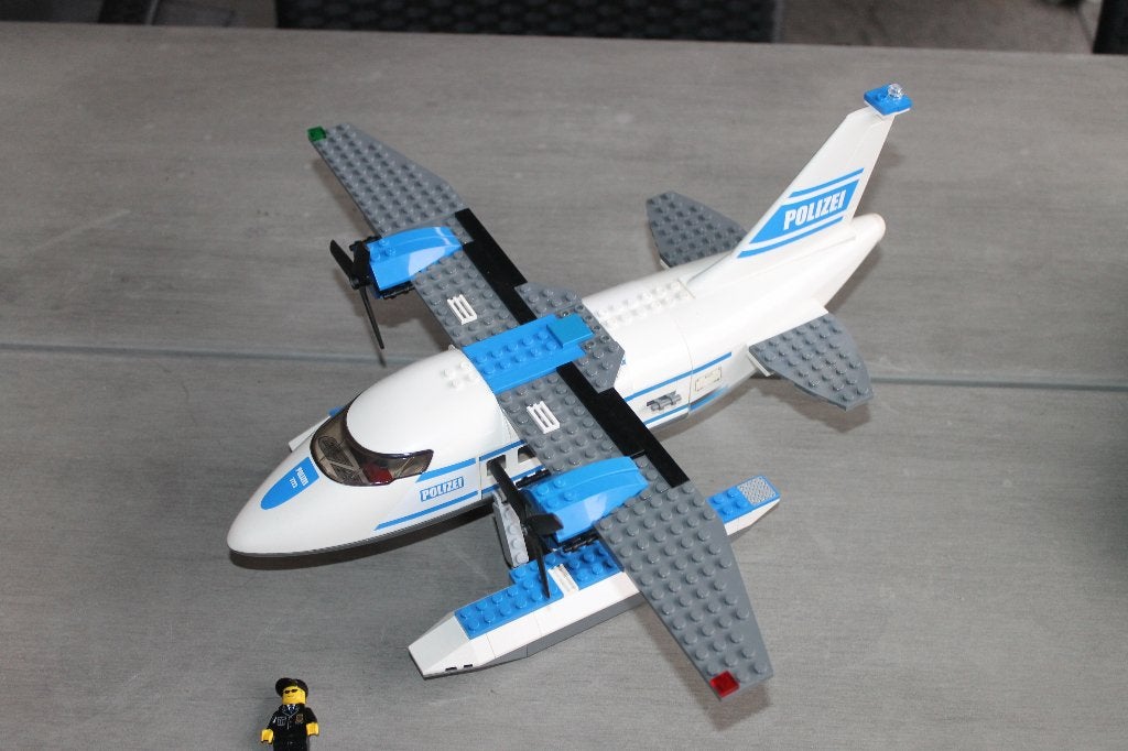 lego city politie watervliegtuig 7723, City, Lego, Ophalen of Verzenden, Zo goed als nieuw