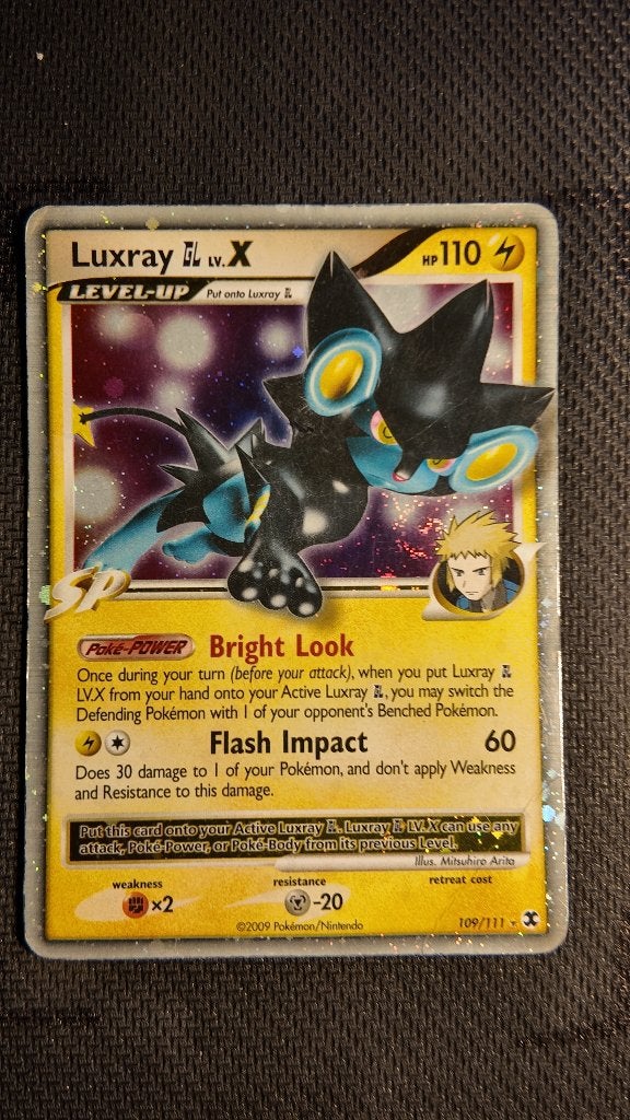 Luxray GL LV.X 109 Rising Rivals | Pokemon kaart, Ophalen, Losse kaart, Foil