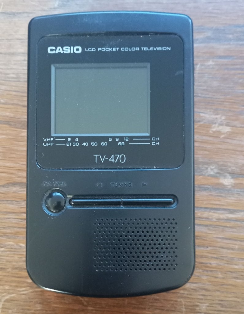 Casio TV-470 LCD pocket televisie, Ophalen, Gebruikt, Minder dan 40 cm, Overige merken