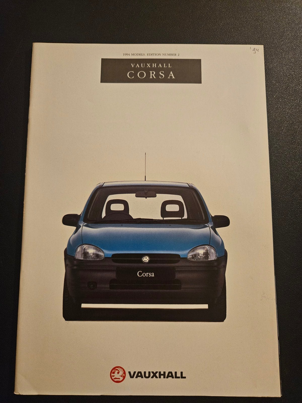 Brochure Vauxhall Corsa 1994 Ed 2, Ophalen of Verzenden, Zo goed als nieuw, Overige merken