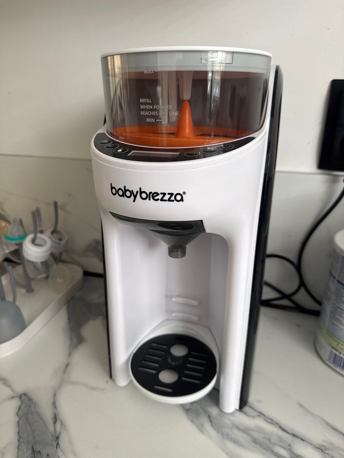 Baby Brezza Formula Pro Advanced Flessenmaker, Automatisch, Ophalen of Verzenden, Zo goed als nieuw, Flessenmaker