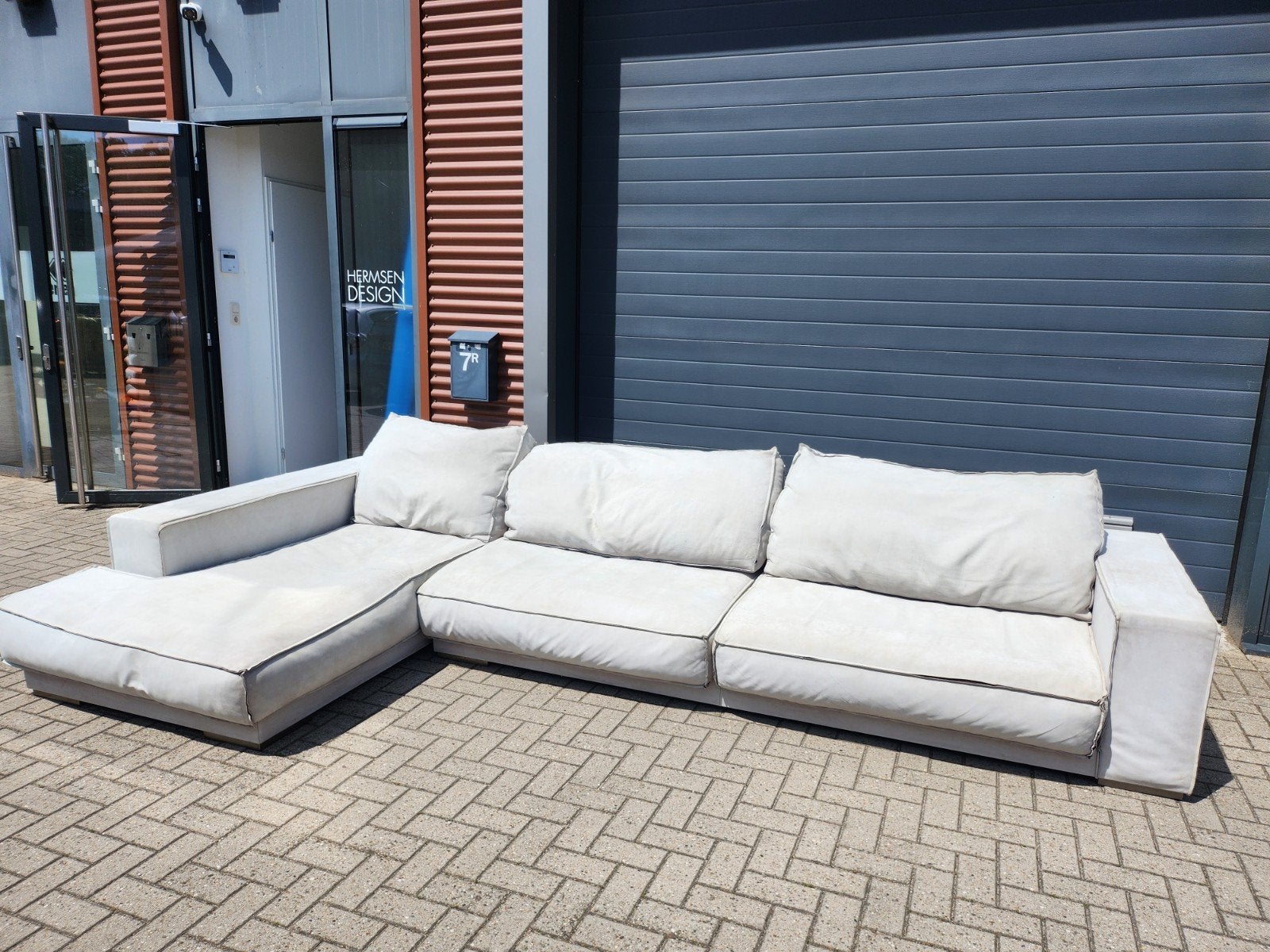 Baxter - Budapest large hoekbank by Paola Navone, Gebruikt, 125 cm of meer, 125 cm of meer, Ophalen of Verzenden
