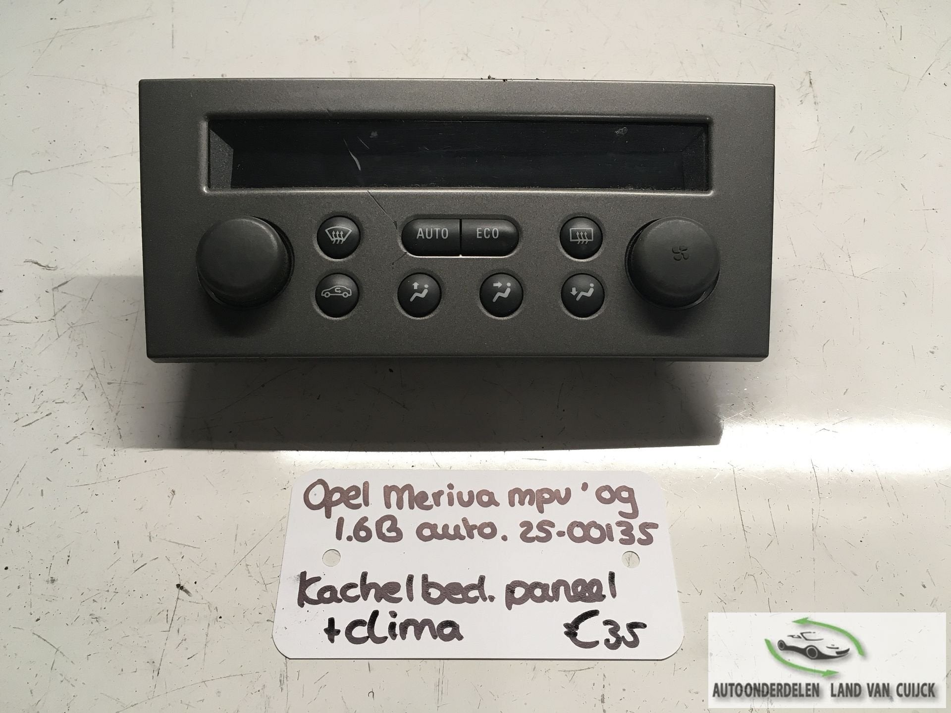 Opel Meriva 1.6 automaat 2009 2500135  Kachelbed paneel clim, Auto-onderdelen, Gebruikt, -, -, Ophalen of Verzenden