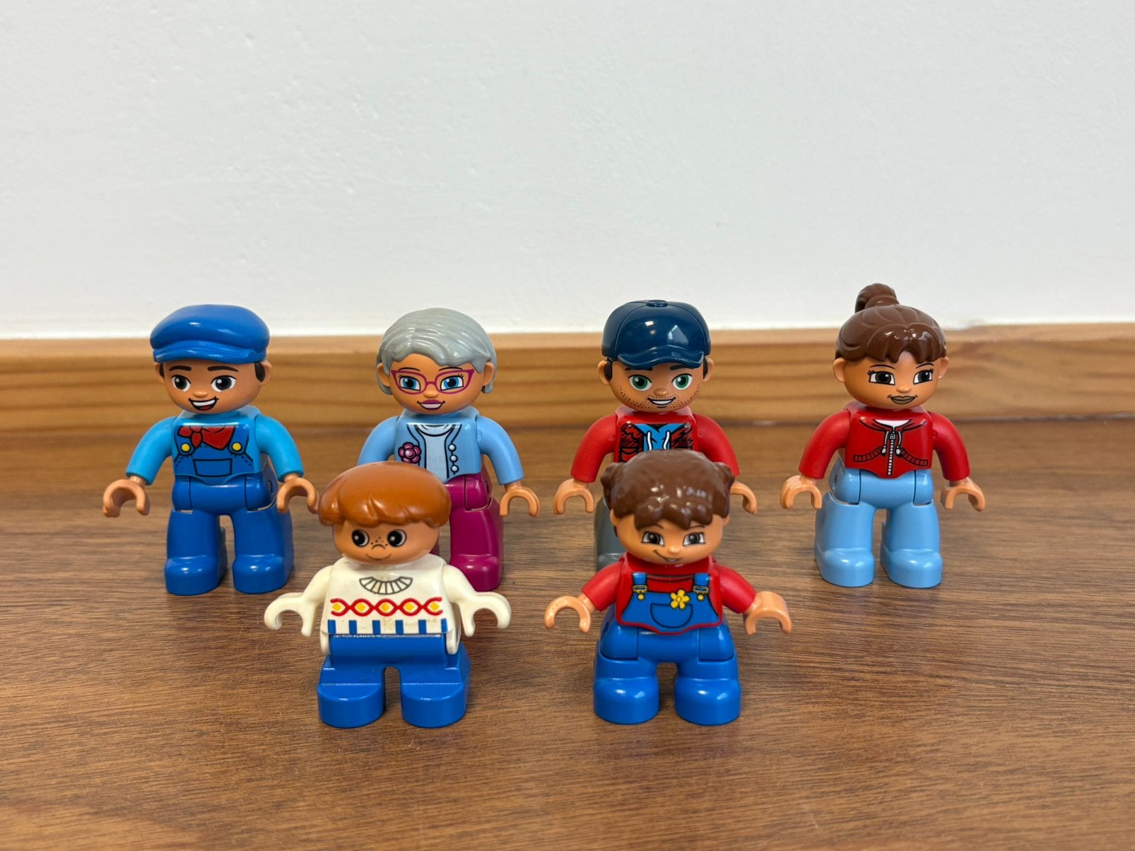 Duplo poppetjes opa oma vader moeder en kinderen 2, Ophalen of Verzenden, Zo goed als nieuw, Complete set, Duplo