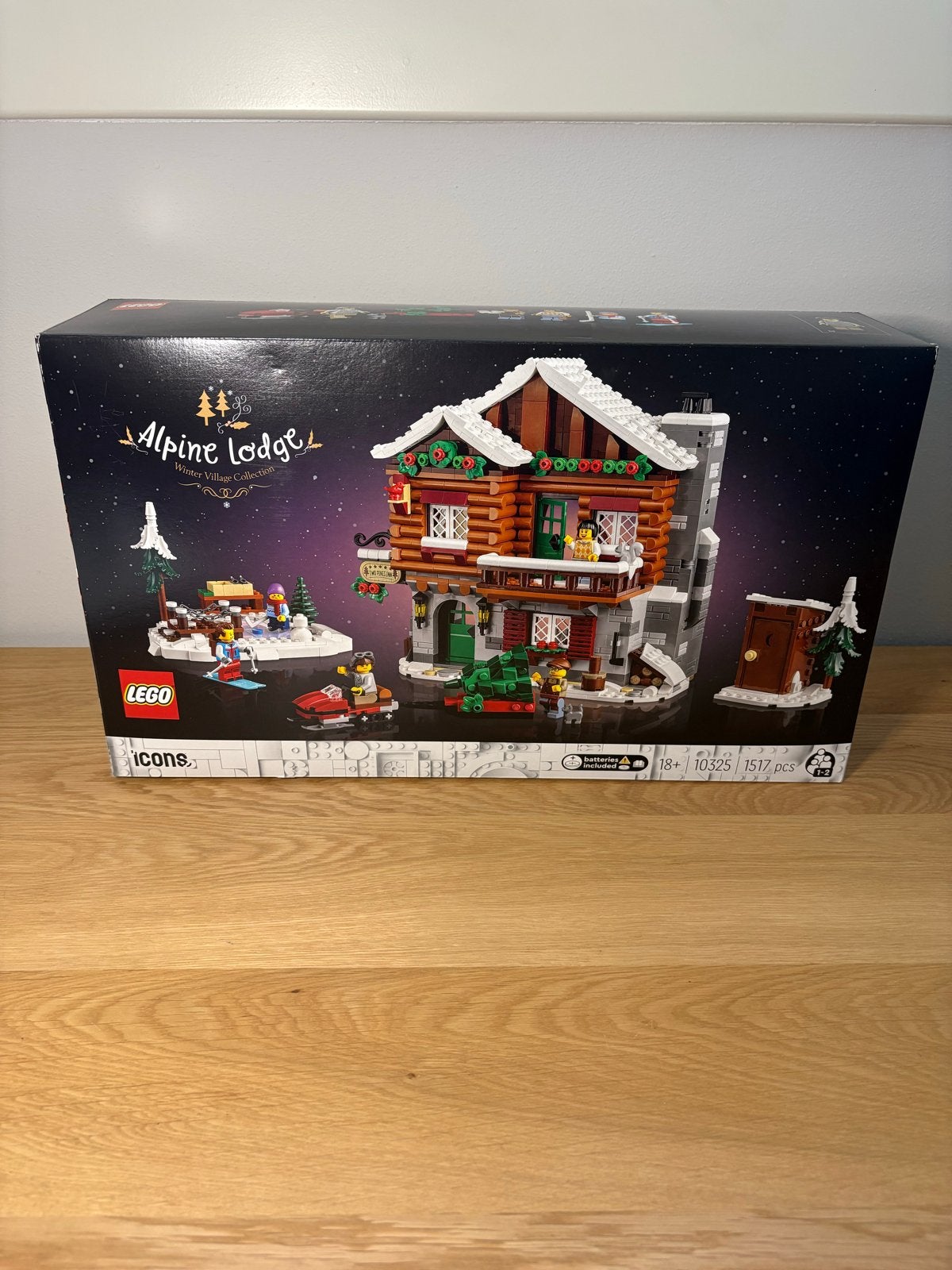 LEGO Icons 10325 Alpine Lodge - Winter Village Collection, Ophalen, Nieuw, Icons, Complete set