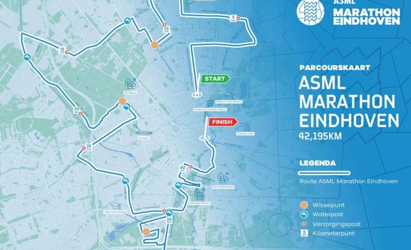 Asml ticket hele maranthon, Eén persoon, Oktober
